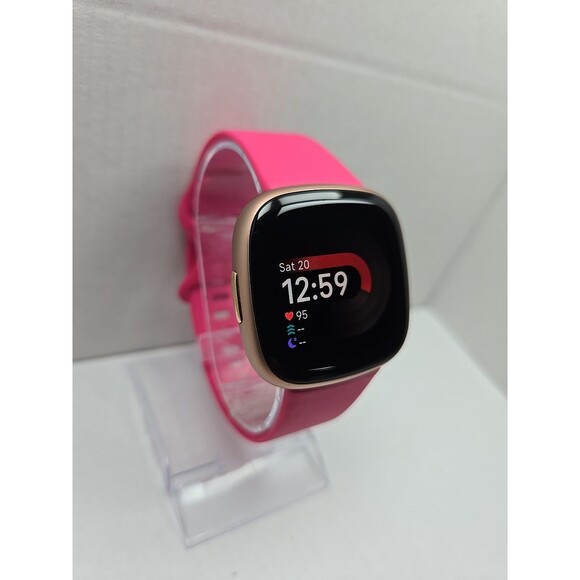 Fitbit Versa 4 GPS Smartwatch Charger Heart Rate Sleep Tracker Google Wallet NFC - Picture 3 of 11